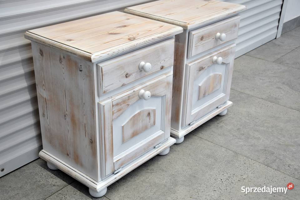 szafki nocne z drewna sosnowego nowe Olsztyn