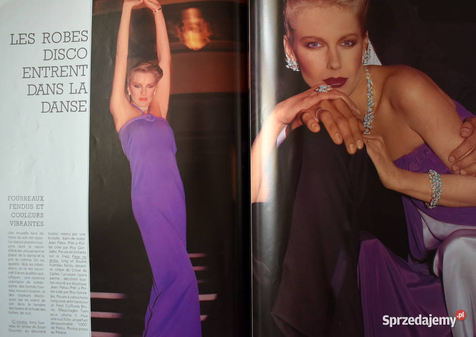 Vogue Paris magazyn mody 1978 Janice Dickinson małopolskie Kraków