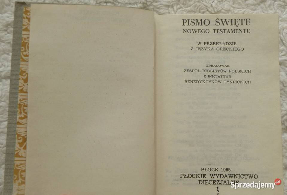 Pismo Święte Nowego Testamentu twarda
