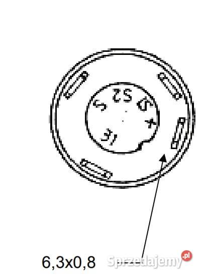 Przełącznik przyciskowy lamp roboczych okrągły Kamionna