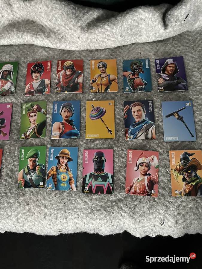 Karty Fortnite Panini 80 różnych Chełmża