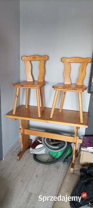 Krzesła drewniane + dodatek