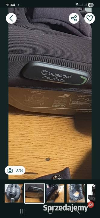 Fotelik samochodowy bugaboo i baza obrotowa sprzedam