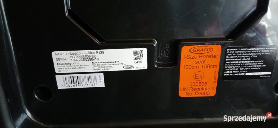 Foteliki samochodowe Lublin sprzedam