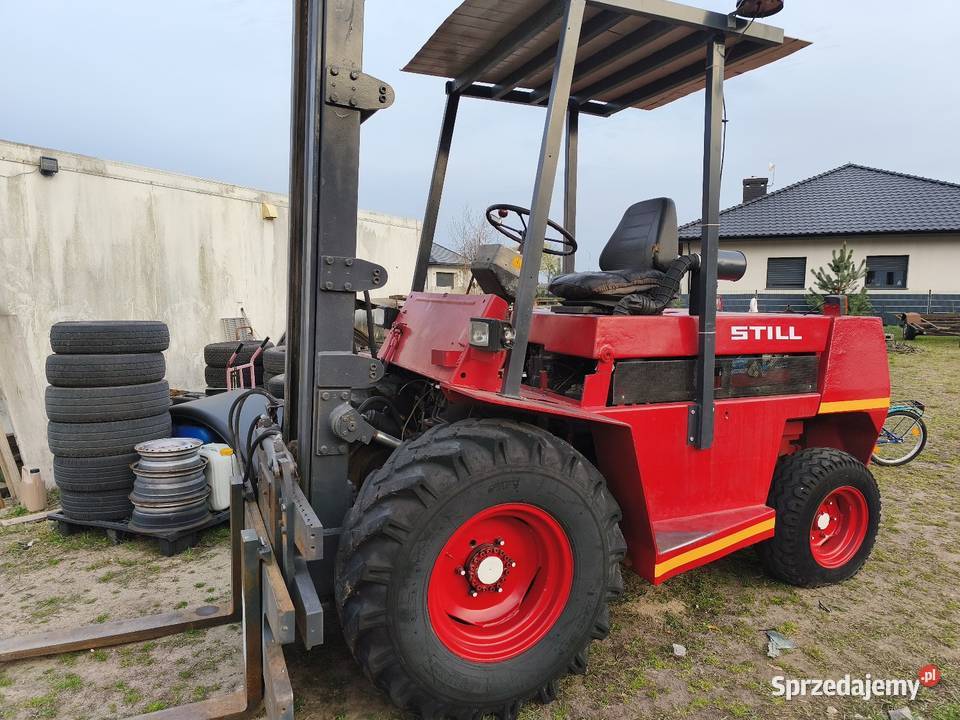 Wózek widłowy terenowy STILL udźwig 35tony Golina