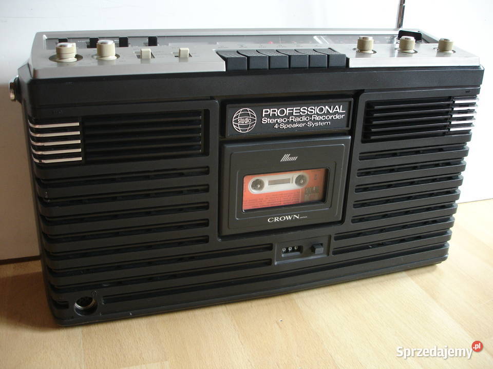 Radiomagnetofon CROWN STUDIO PROFESSIONAL Zielona Góra