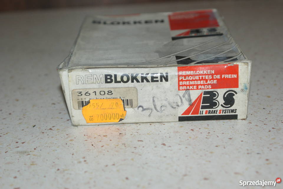KLOCKI HAMULC RENAULT 5 7284 ABS 36108 mazowieckie