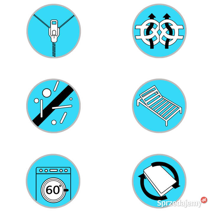 vidaXL Materac 100x200 7 stref pianka PU 16 H2 Warszawa