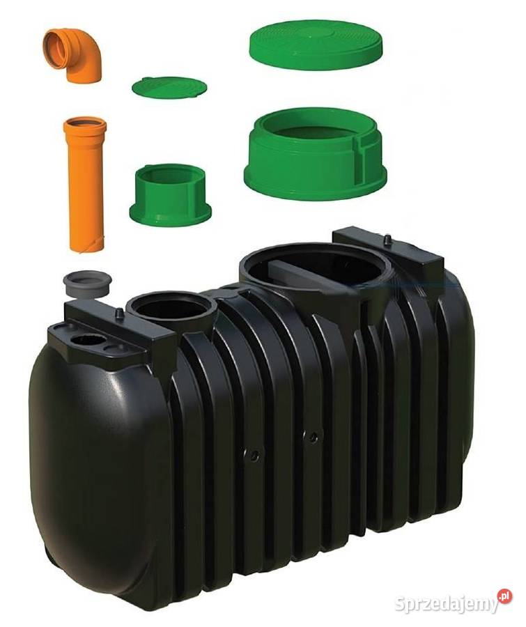 SZAMBO EKOLOGICZNE 3000L DWUKOMOROWY ZBIORNIK Z