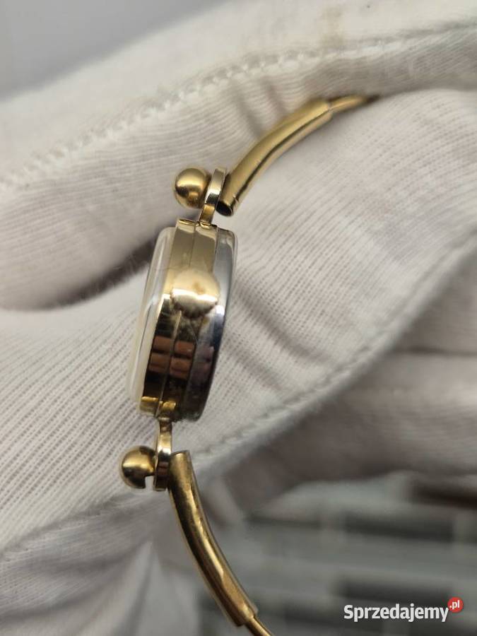 Złocony zegarek Czajka bransoletka Chorzów