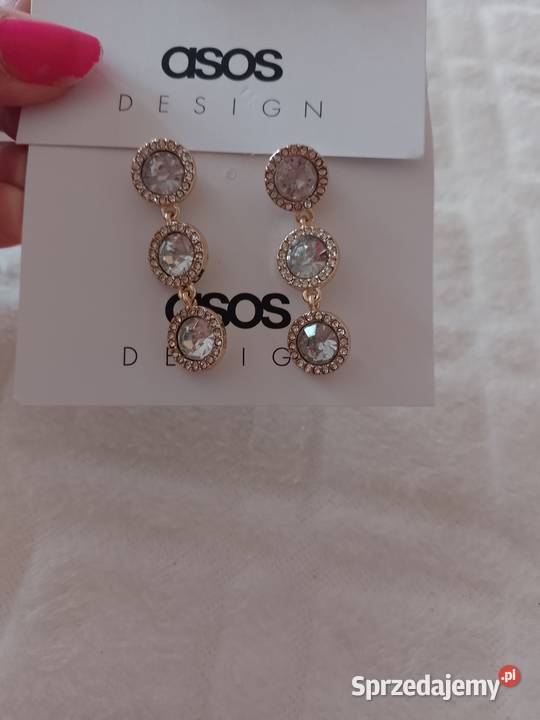 ASOS Bogato zdobione kolczyki ślubne z Londynu Galanteria i dodatki małopolskie