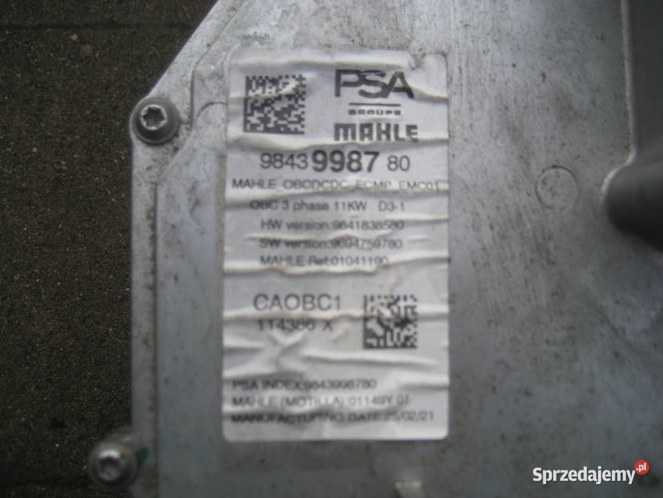 opel corsa f falownik inwerter moduł 9843998780