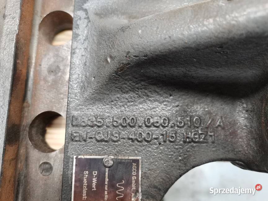 Fendt 720 Vario Szyna zaczepu 355500050510 wielkopolskie Wilkowo