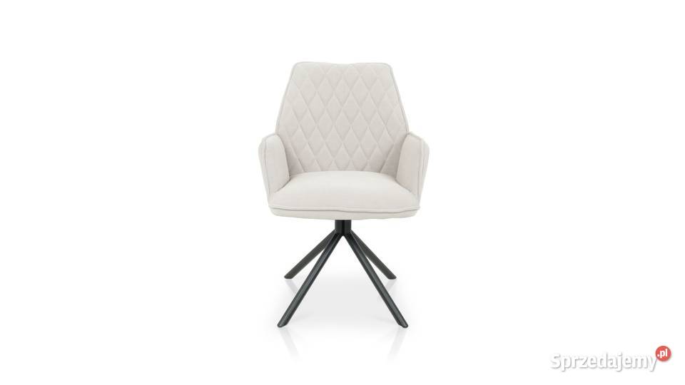 Krzesło Fotel Tkanina AquaClean nogi pająk Wanat