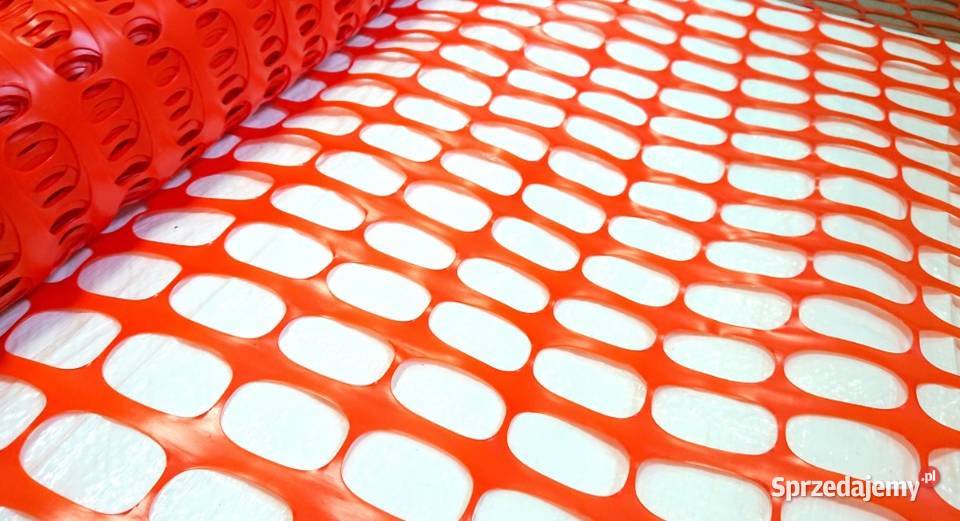 Siatka ostrzegawcza budowlana wygrodzeniowa Trzebinia