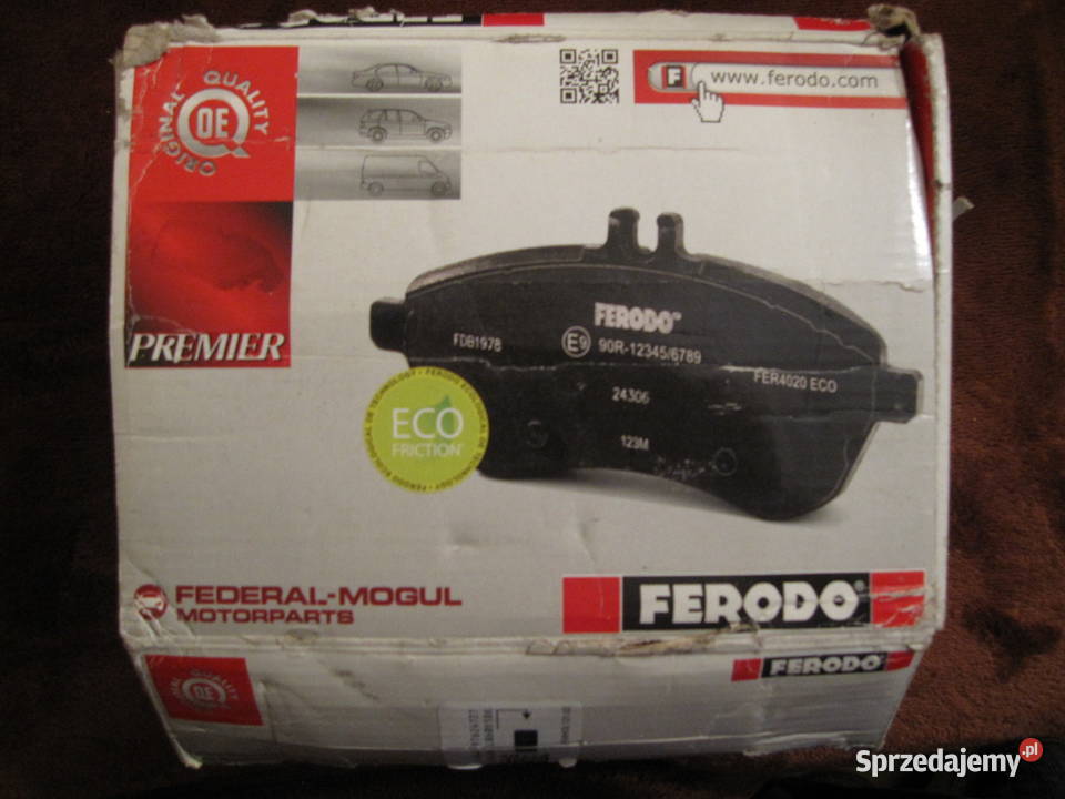 Klocki hamulcowe FERODO FDB1661 Łódź