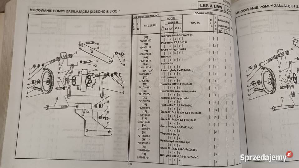 Katalog części zamiennych LUBLIN 3 Niemodlin