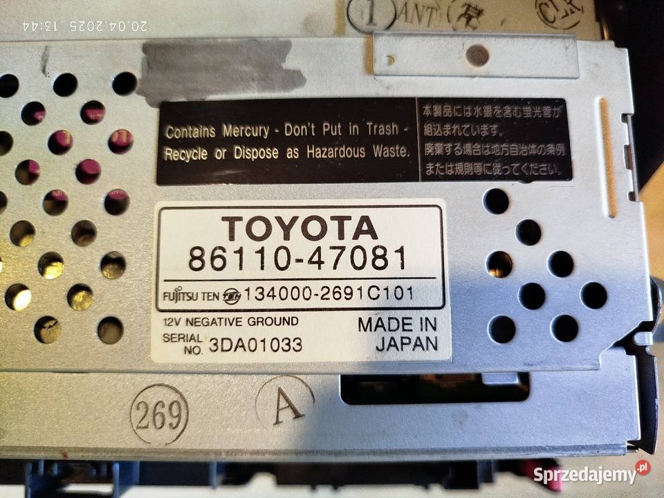 Wyświetlacz Toyota Prius II 86110 47081 Warszawa