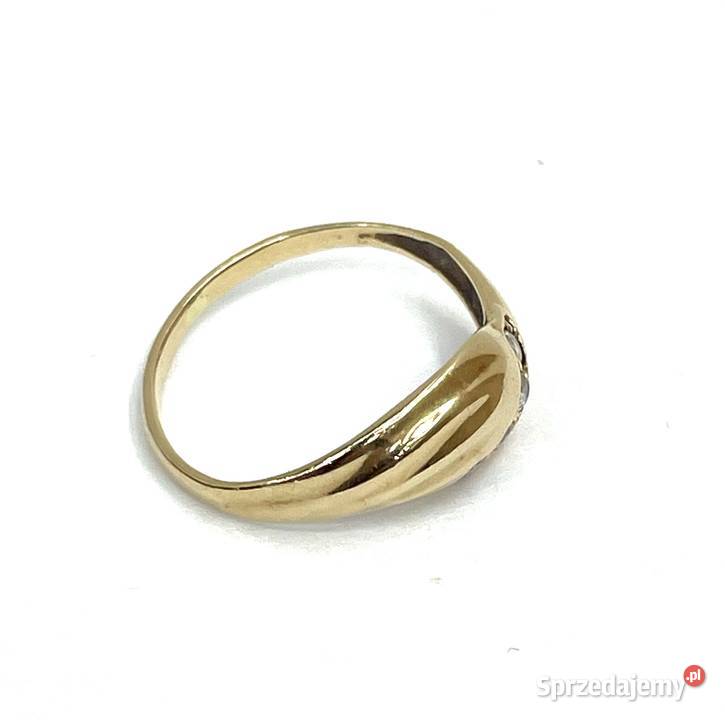ZŁOTY PIERSCIONEK 585 W 155 R 8 Gdańsk sprzedam