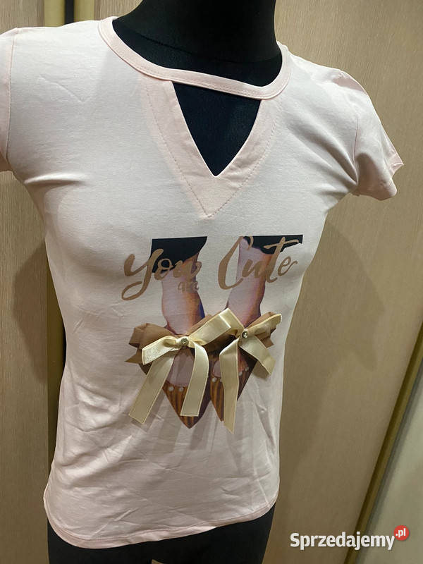 Tshirt damski koszulka UNI różowy Warszawa