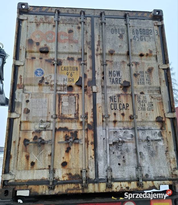 Kontener morski 40hc Tychy