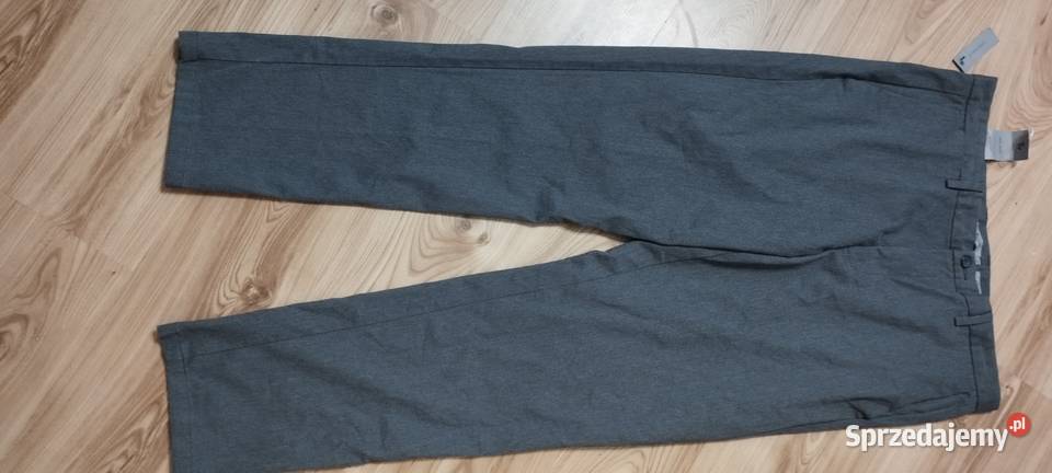 Spodnie męskie TU MAN W36 L34 szare GREY Zamość