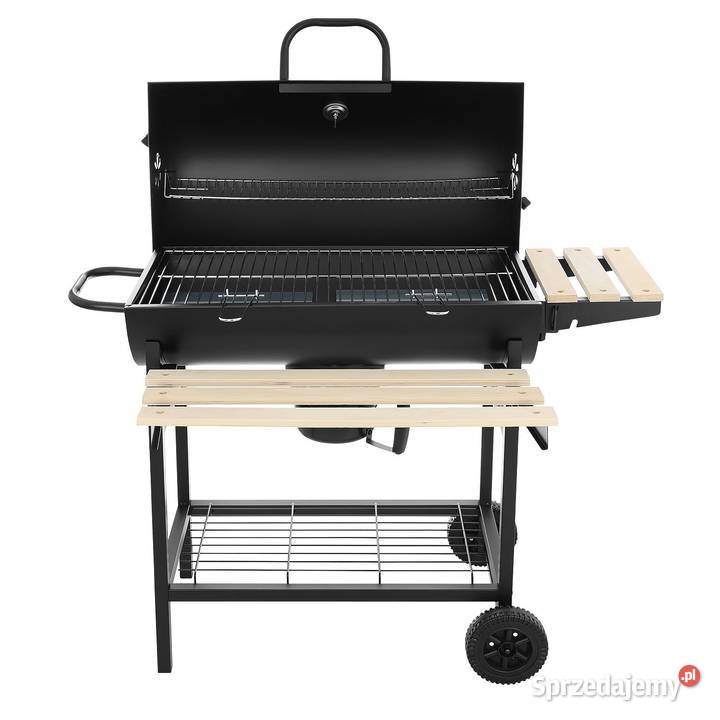 Duży zamykany grill węglowy ogrodowy na kółkach Grille węglowe Poznań sprzedam