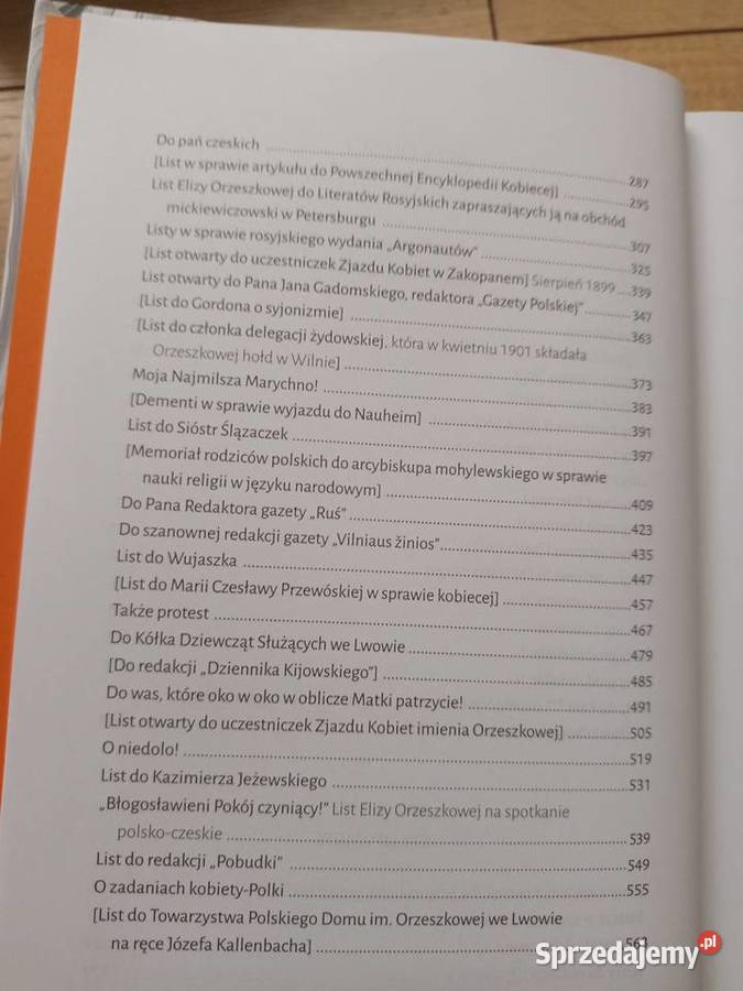 Eliza Orzeszkowa Publicystyka społeczna twarda sprzedam