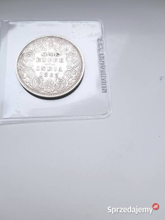 Indie Brytyjskie 1 Rupia 1862 Królowa Wiktoria Poznań