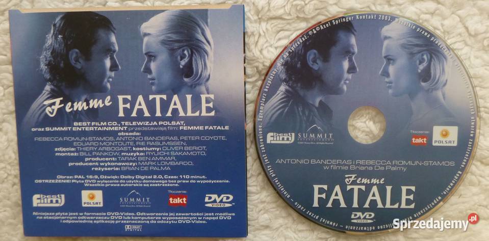 Film DVD Femme fatale mazowieckie Warszawa