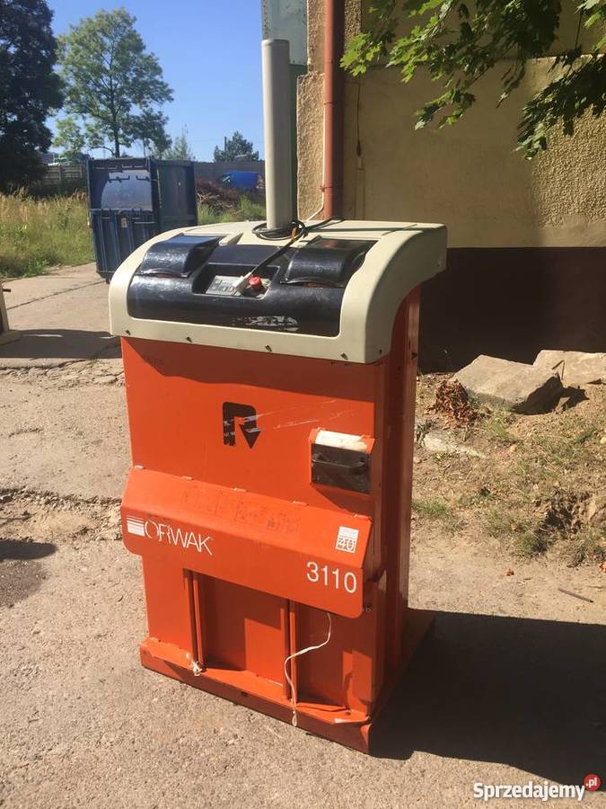 Belownica prasa do folii sklepu śmieci Drzewica