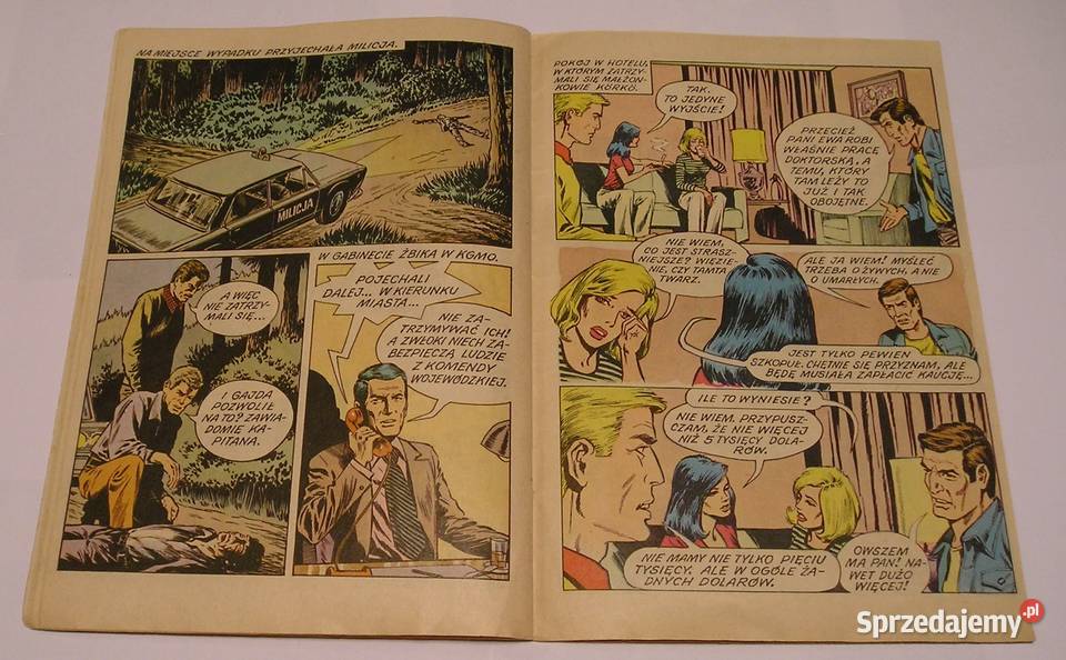 KAPITAN ŻBIK WODOROSTY I PASOŻYTY CZ 2 1976 Komiksy Łódź