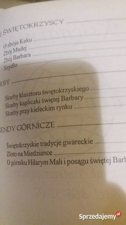 Legendy świętokrzyskie unikatowe prezenety Warszawa