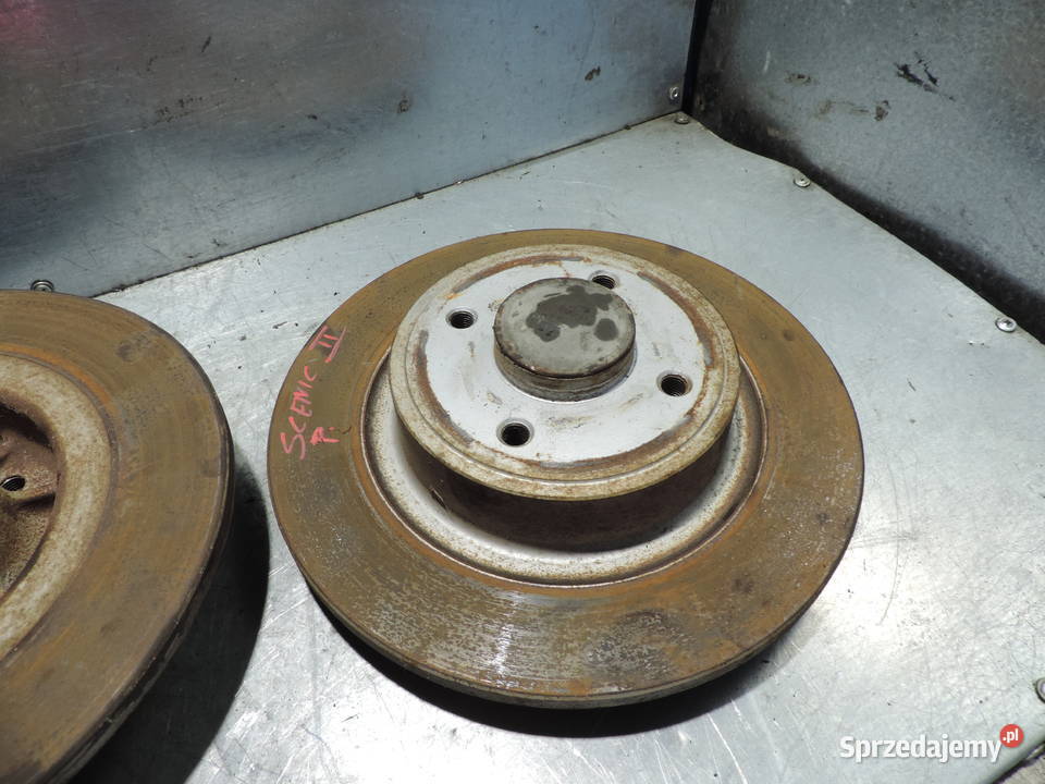 TARCZE TARCZA HAMULCOWE TYŁ TYLNE RENAULT SCENIC Rok produkcji 2004 sprzedam