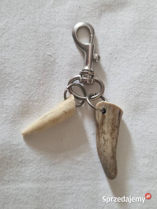 Wisiorekbrelok do kluczy czubek poroża koziołka Pozostałe Warszawa