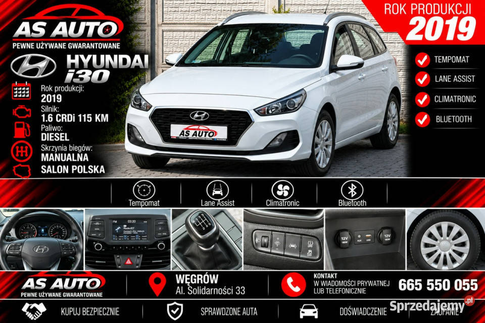 Hyundai i30 16 CRDi komputer pokładowy i30 mazowieckie Węgrów