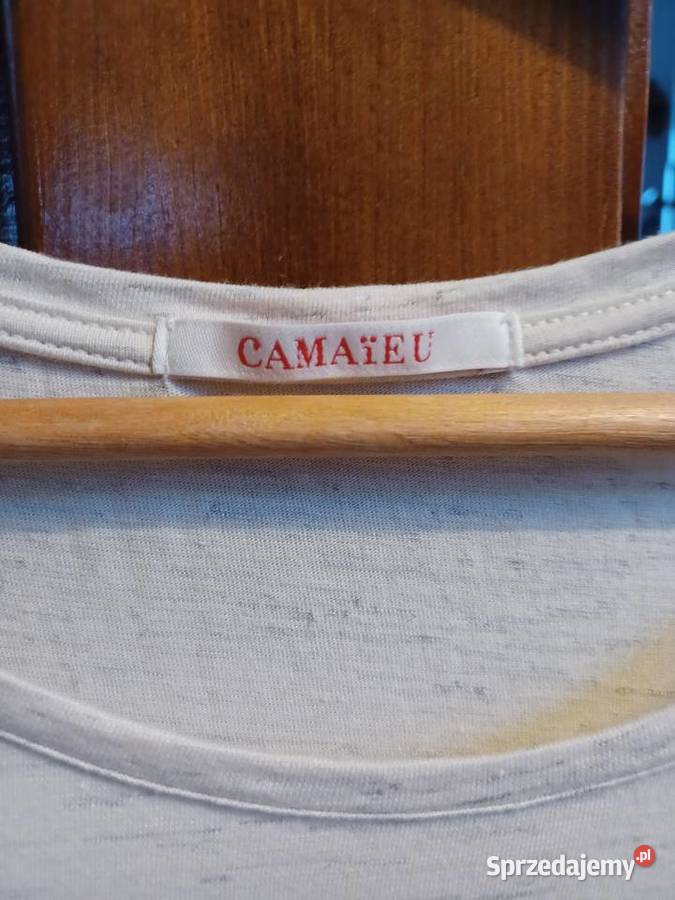 Tshirt beżowy CAMAiEU rozmiar M stan idealny podkarpackie Rzeszów