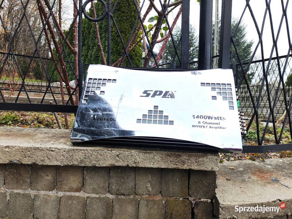 Wzmacniacz samochodowy 6 kanałowy SPL AV61400 Niegowonice
