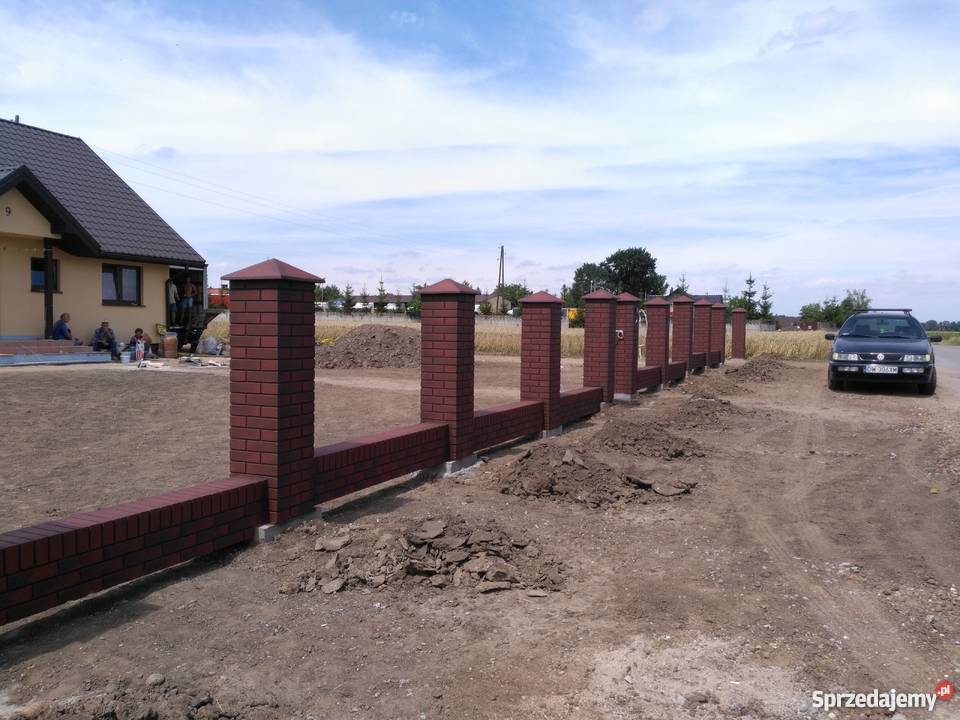 Ogrodzenia ala klinkier sprzedaż i montaż dolnośląskie Wrocław