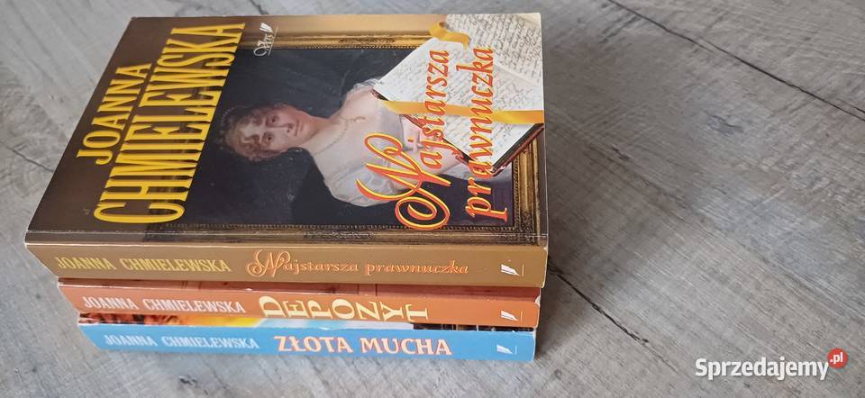 CHMIELEWSKA Joanna zestaw 3 książek Warszawa