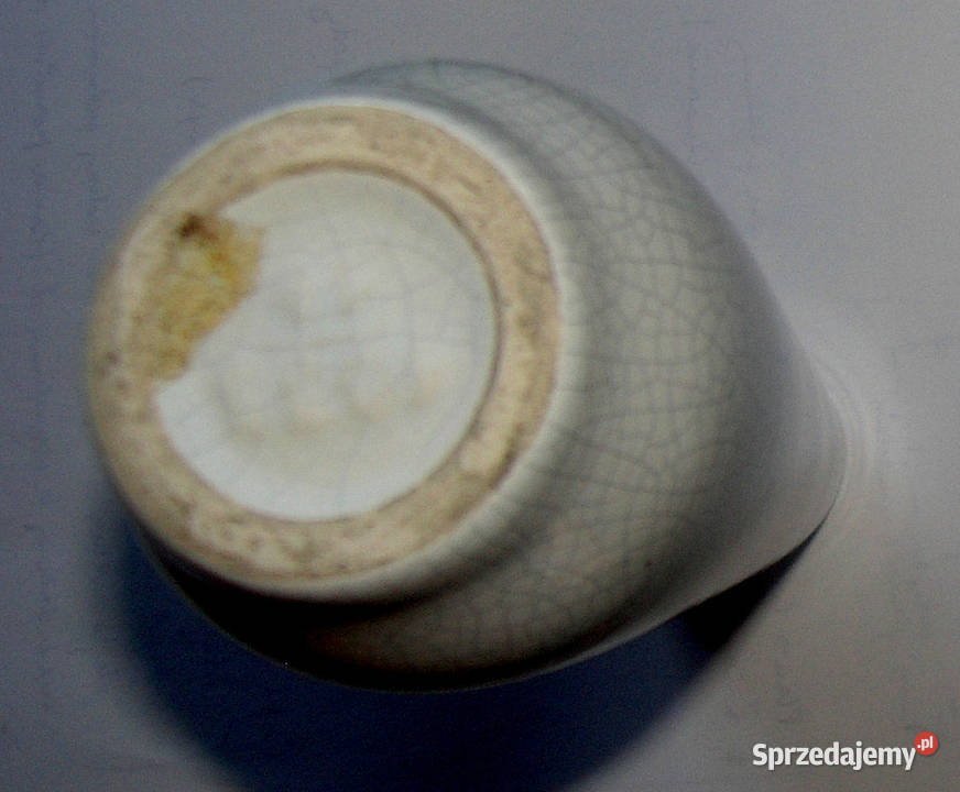 wazonik vintage szkliwo craquelMDvin Porcelana i szkło Bartków