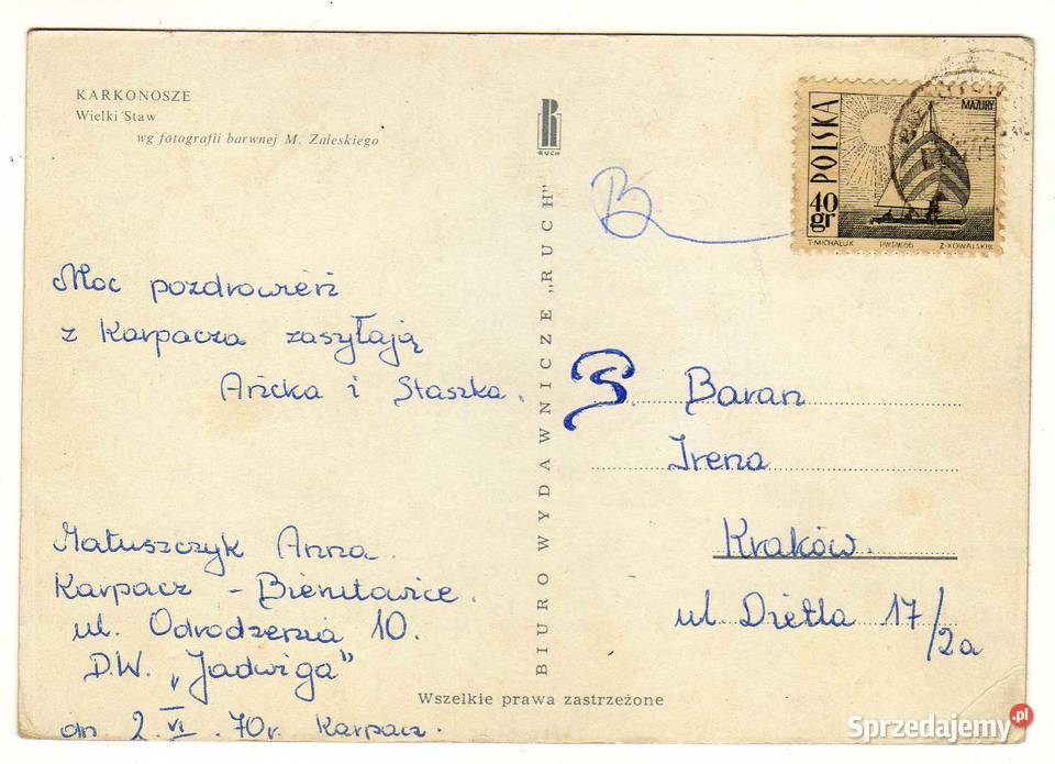 KARKONOSZE WIELKI STAW 1 Krynki