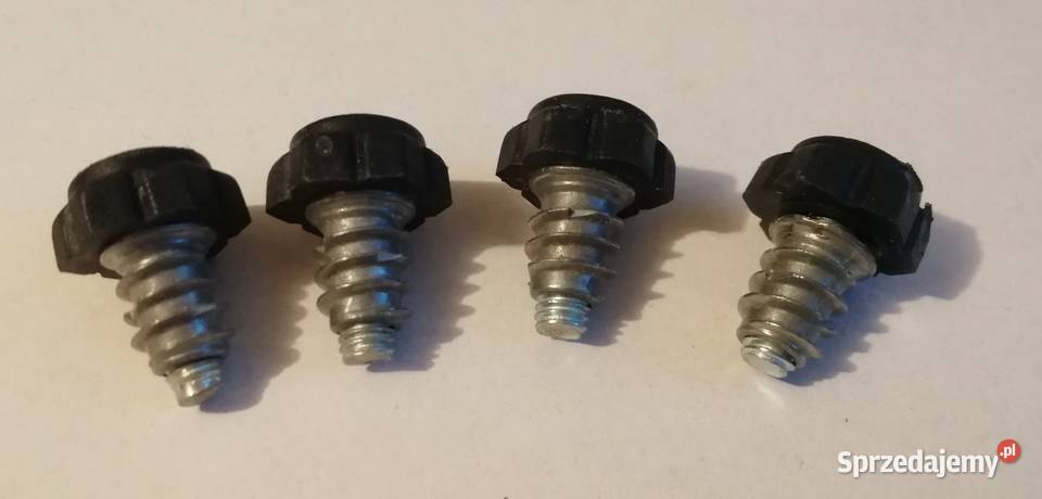 Nóżka meblowa regulowana czarna ślizg meblowy Czeladź