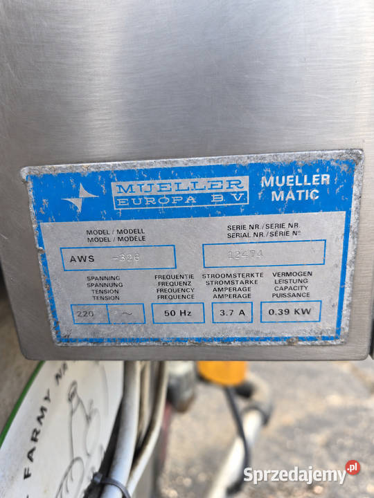 Mobilny schładzalnik do mleka pojedynczy Strzelin