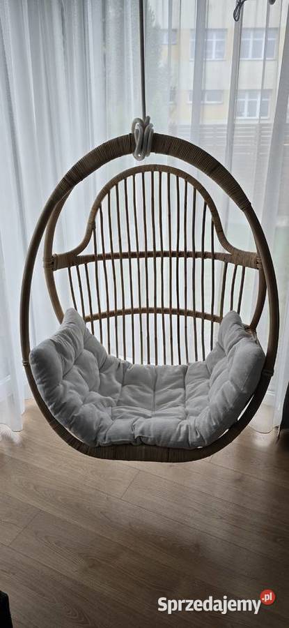Ratanowy fotel wiszący Lębork sprzedam