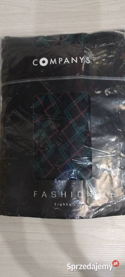 Rajstopy we wzory na czarnym tle Company Fashion Lublin
