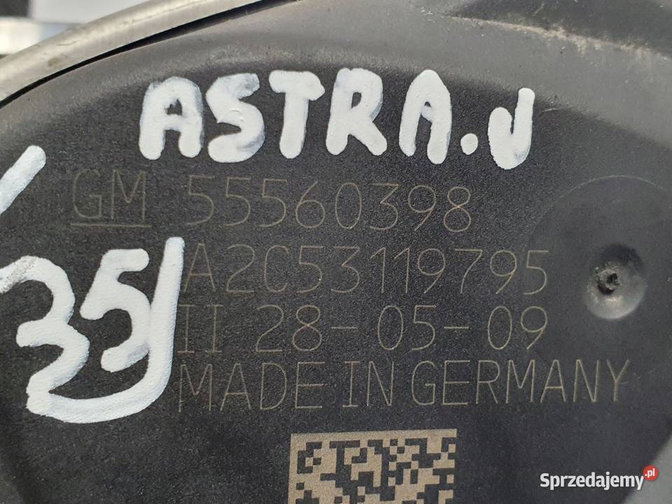 PRZEPUSTNICA Opel Zafira B 16 16V 55560398 Chełm sprzedam