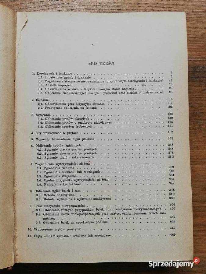 Zbiór zadań z wytrzymałości materiałów Kurowski twarda Kraków