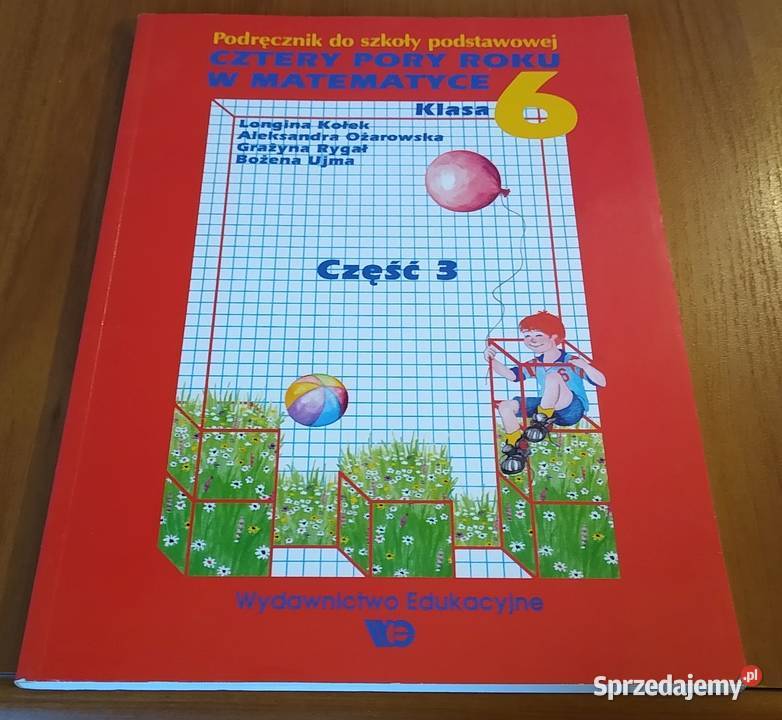 Cztery pory roku w matematyce podręcznik klasa 6 Gdańsk sprzedam