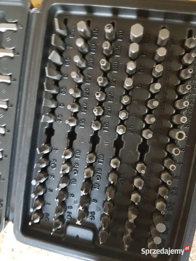 BITY KOŃCÓWKI TORX IMBUS DO WKRĘTARKI ZESTAW 100 Głogowa